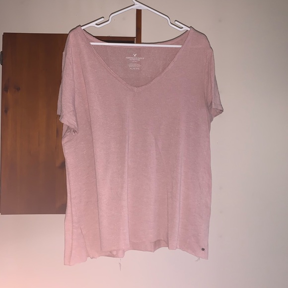 American Eagle Outfitters Tops - American Eagle Distressed Edge T Shirt